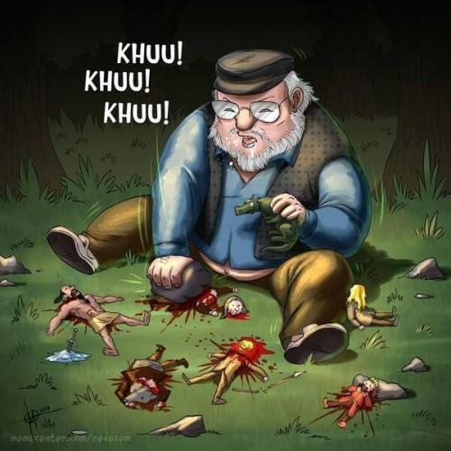 If there was ever something that summed up playing the #GameOfThrones so perfectly then it's this: