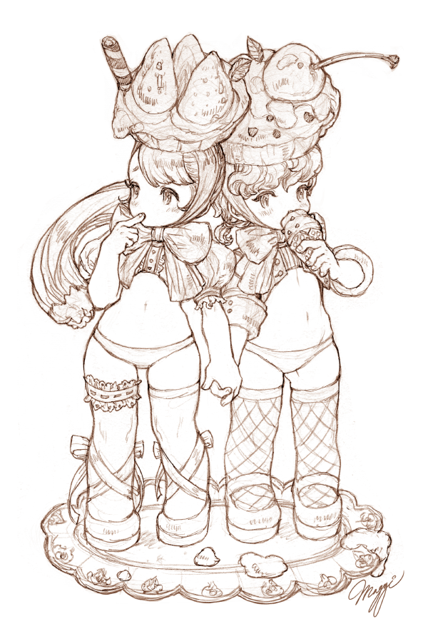 8888MAGGI8888's tweet image. 오늘의 스케치~~
왠지 로리로리한 느낌적인 느낌으로 그려보고 싶었는데..몰겠다OTL