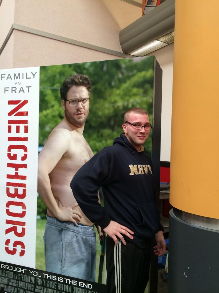 Happy birthday to my dude and a Seth Rogen look alike   