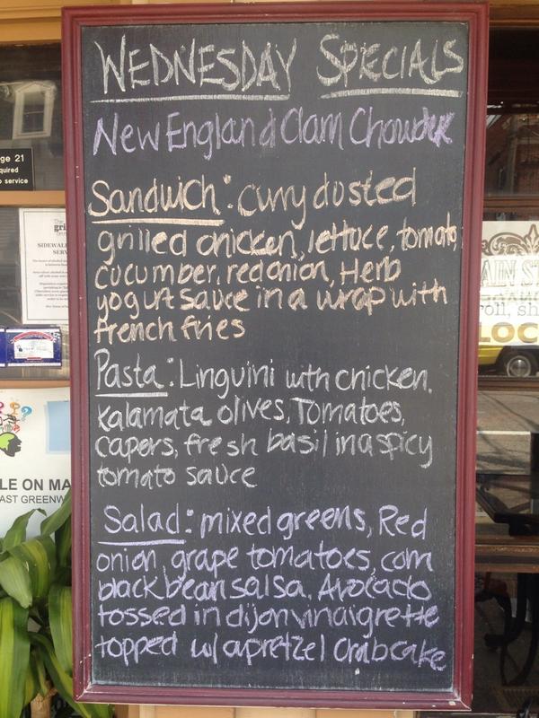 TheGrilleonMain's tweet image. Lunch Specials!