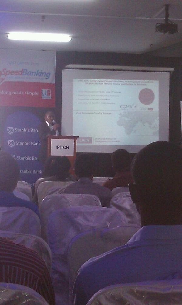 ugbsofficial's tweet photo. The Chartered Institute of Management Accountants (CIMA) is up. U should be here #thepitch 
@thePOE_T @impetuskarpos http://t.co/MCio5v8Z61