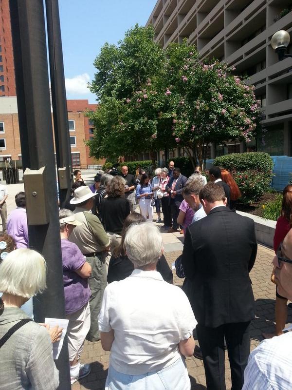 StIgnatiusbmore's tweet photo. Gathered for an interfaith prayer vigil for unaccompanied and migrant children http://t.co/NGZH3DD5Gl