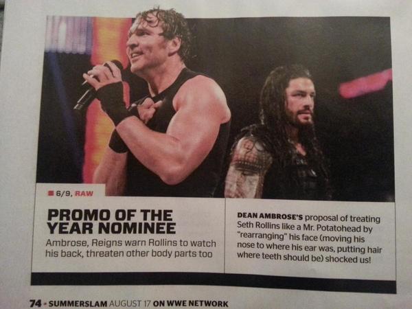 believe that 👊 #DeanAmbrose #RomanReigns #WWEMagazine