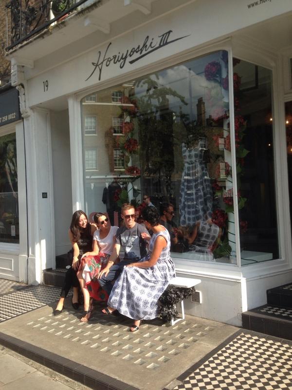 Just visiting the best shop in London @horyoshiIII for some new T-Shirts for Ibiza next week with family and friends