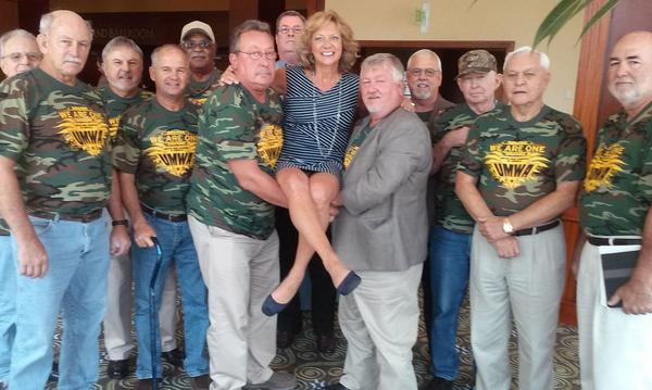 energyrabbit's tweet photo. With my new friends from Alabama's UMWA at the #ATLEPA #EPAhearing http://t.co/j1gmjc28aB