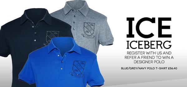 Calling all our male followers! Sign up to our mailing list for your chance to win an Iceberg polo #designerpolo #win