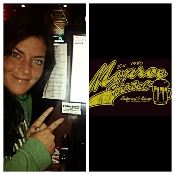 Monroe Hotel in Butler PA,  another long standing customer of @FuturePOSInc #1POSsystem #goodeats