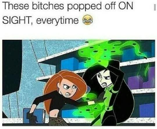 Omfg yasss #kimpossible #shego #childhoodtvshows