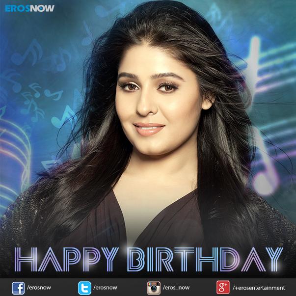 Here s wishing Sunidhi Chauhan a very Happy Birthday! Listen to her best tracks on -  