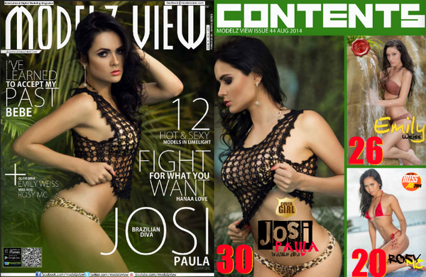 Brazilian diva @JosiPaula_ flaunts her sexy hot curves & edges in  @ModelzView this month. http://t.co/mauMAHwgde