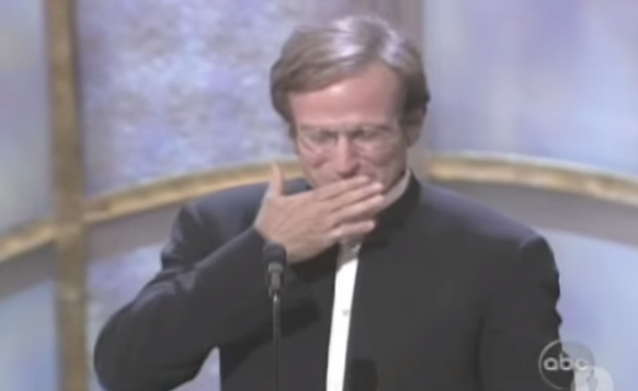 In his 1998 Oscars speech, Robin Williams said: "This might be the one time I'm speechless' i100.io/yRO64XF