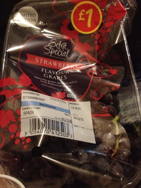 Asda on Twitter "RT KyraKyraday1 ASDA strawberry flavoured grapes