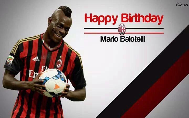 Happy Birthday Mario Balotelli....one love brother 