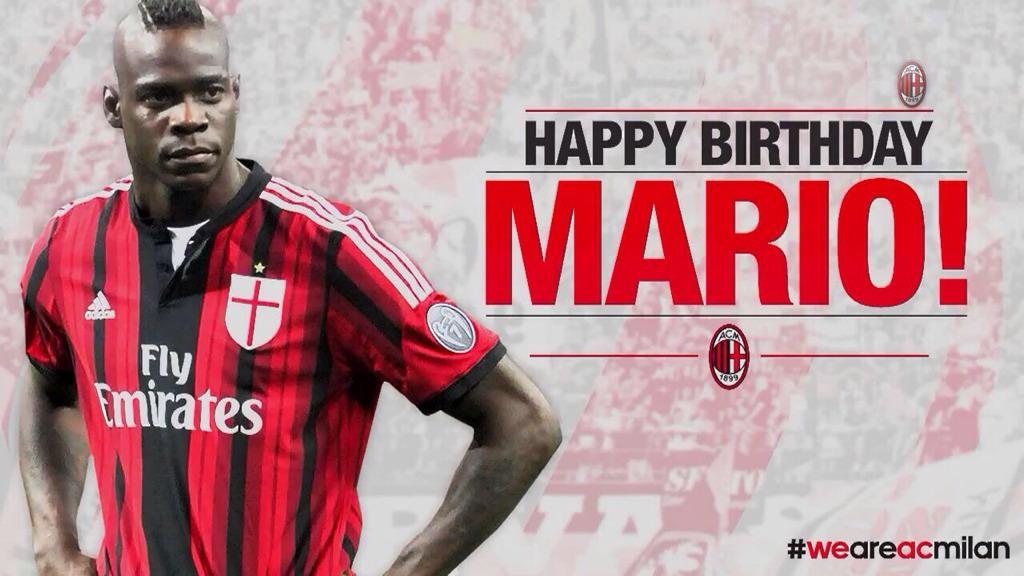 12 August Happy Birthday  Mario Balotelli   