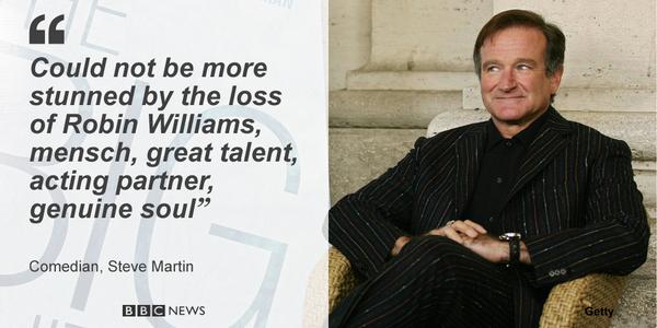 BBCNews's tweet image. Watch as tributes are paid to Robin Williams on the @BBCNews Channel bbc.in/1lR3Dku