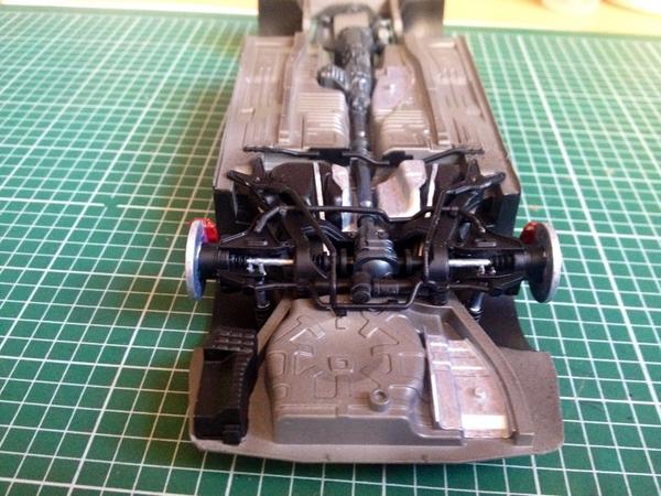 ModelingMark's tweet image. Made good progress on the underside, got most of the rear end sorted