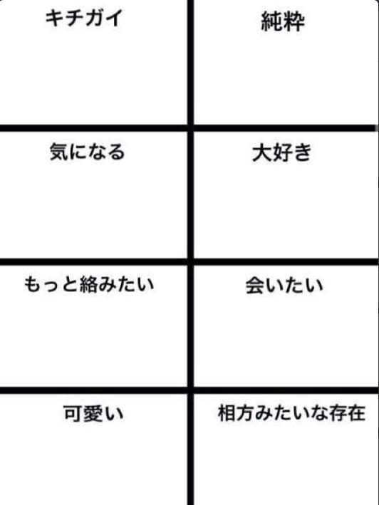Menon__love's tweet photo. #rtした人を8つに分ける http://t.co/2tYiu8nwHv