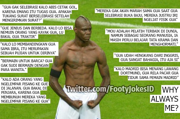 Happy birthday bos Selamat ulang tahun, Mario Balotelli! 