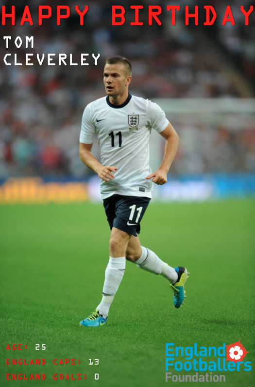 Happy Birthday to midfielder Tom Cleverley! 