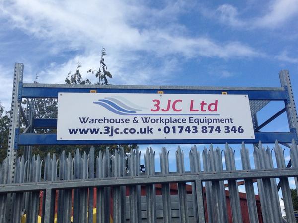 3jcltd's tweet image. One of our new signs up at Condover. Produced by one of our sister companies @bbrandeduk
