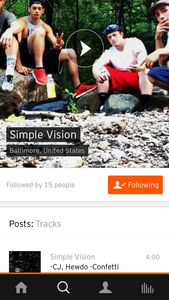 S/o to Simple Vision but things are gonna come from them! Look them up on soundcloud! #SimpleVision