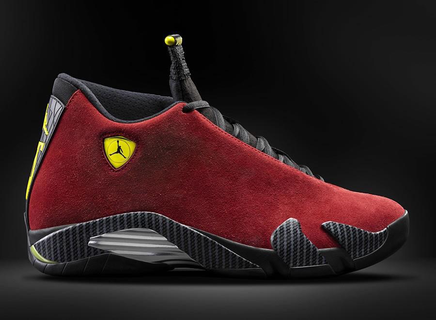 Retro 14 cheap red suede