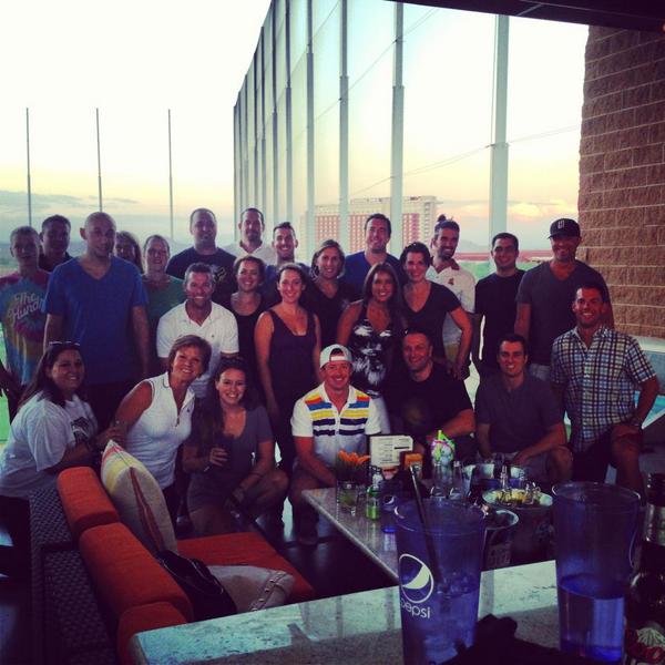 CFInfinite's tweet image. TopGolf with the #CrossFit Infinite Strength family!!