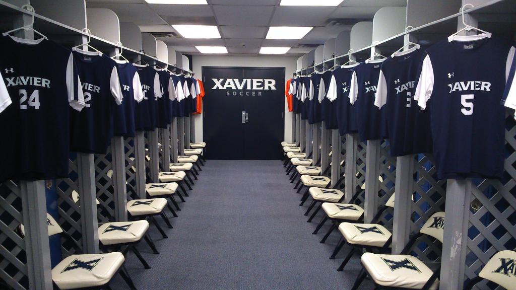 Xavier Men's Soccer on Twitter "Xavier Soccer locker room is set and