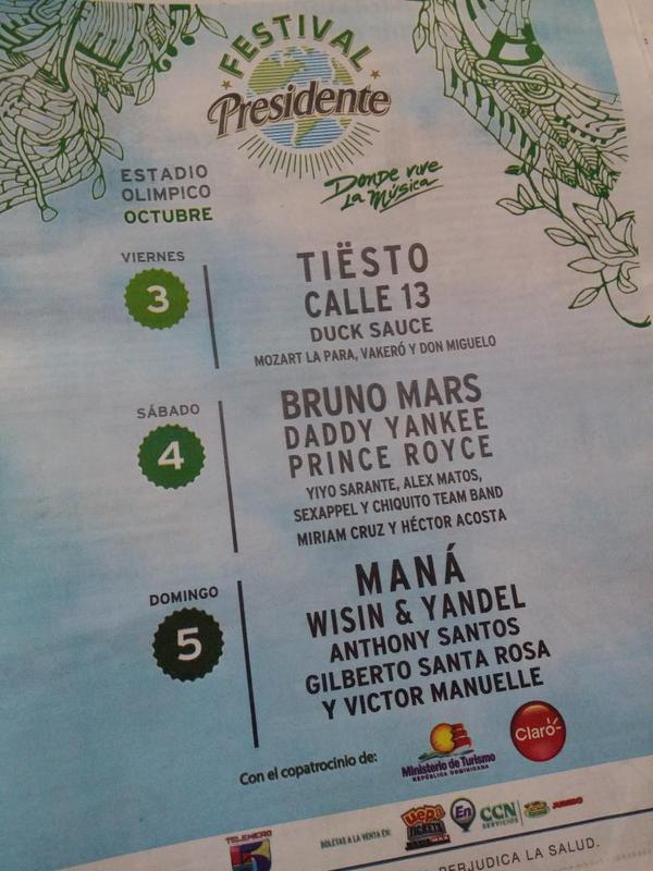 SazondeSanson's tweet photo. #festival @CervPresidente #vamo http://t.co/nsmC6NRJOz