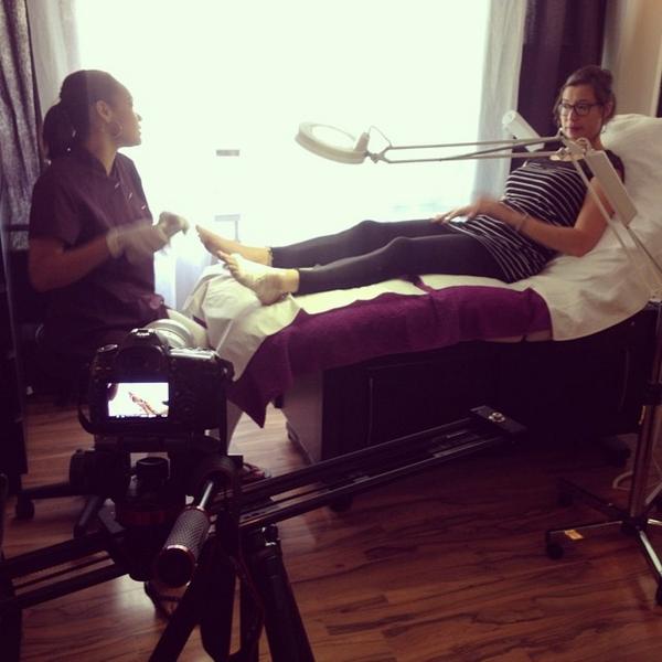 Tournage pour un #Institutdebeaute à #Geneve #kwp #work #canon #5d3
#TeamKWP