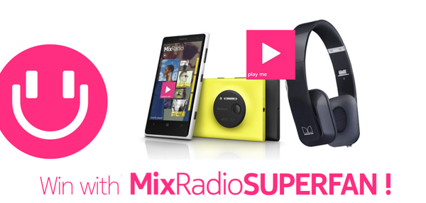 nokia's tweet photo. Think you're a #MixRadioSuperFan? Get involved in the fun at http://t.co/2zhCt9zRrE http://t.co/JiQnBvomRG