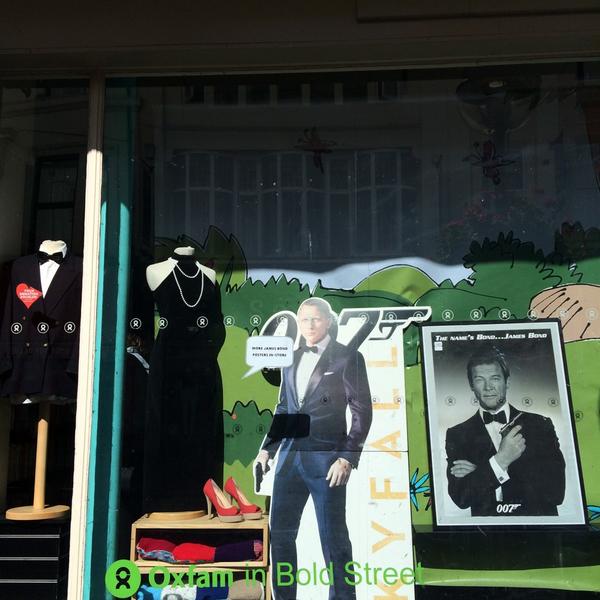 This morning we had an amazing donation of 8 framed James Bond posters, now on sale for £19.99 each #boldstreet