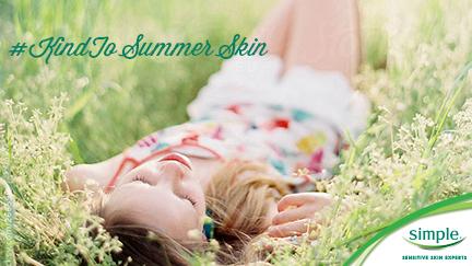 SimpleSkinUS's tweet photo. We’re in a #summer state-of-mind – to love your skin, be gentle and kind. #KindToSummerSkin http://t.co/zafFHBDkOr