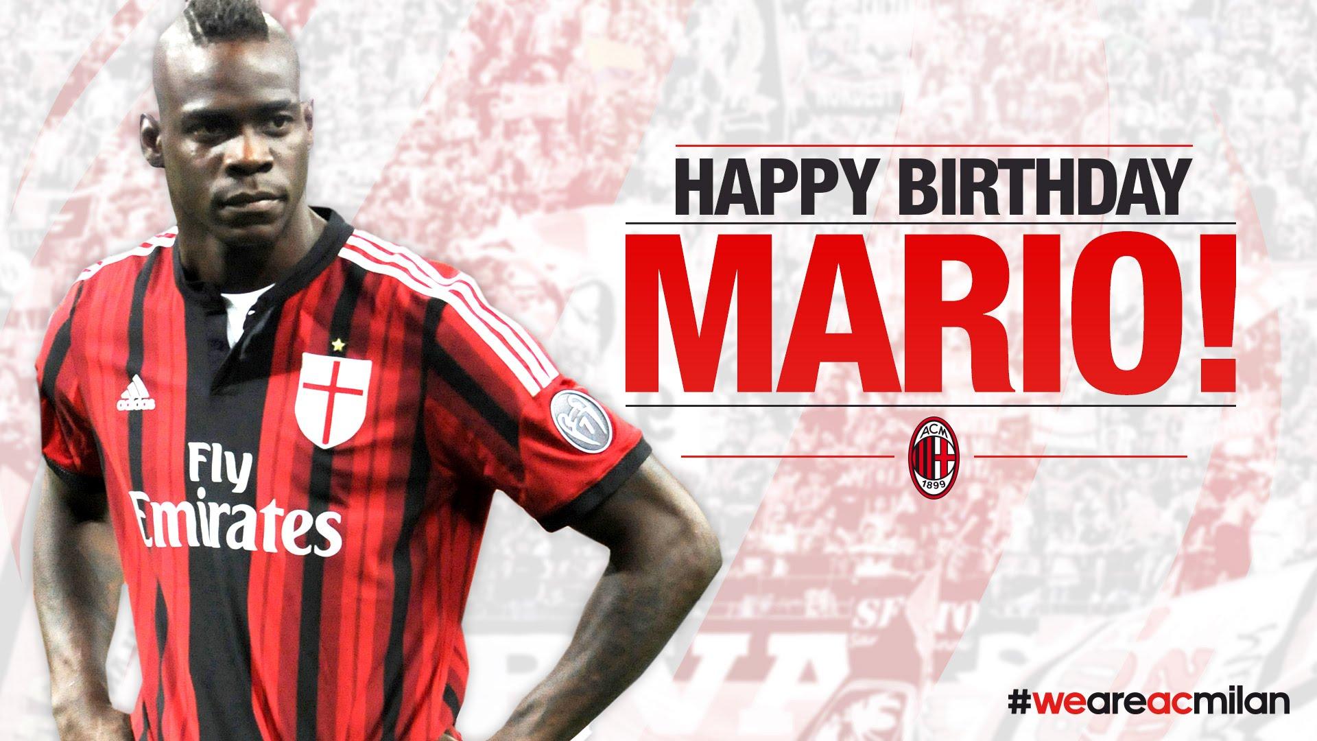 Happy Birthday Mario Balotelli! | AC Milan Official   