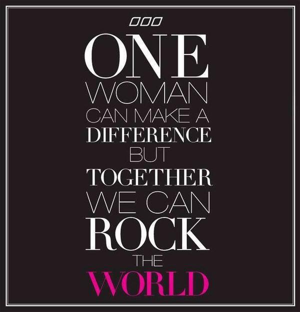We can rock the world. #IAmASororityWoman