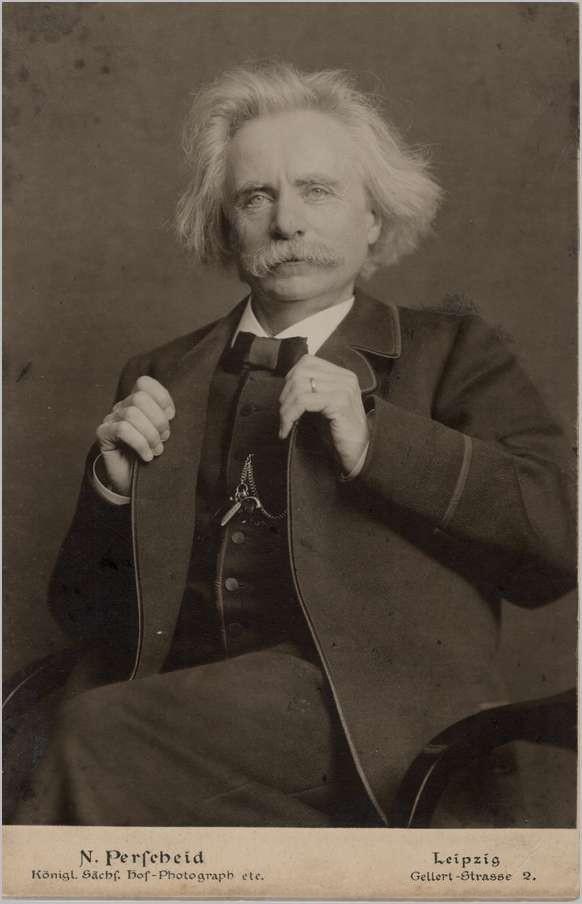 This is What Edvard Grieg Looked Like  in 1905 