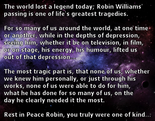 CJBlkcz's tweet photo. Can't tweet it all, so I've put it on a picture... #RIPRobinWilliams #RIPMork http://t.co/Em3VxKr3AG