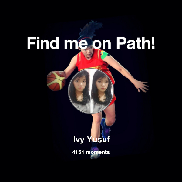 ivyy96's tweet photo. I've shared 4,151 memories with my friends on #Path - see them now at http://t.co/VzC4A7qEag! #thepersonalnetwork http://t.co/VrD7cZl09w