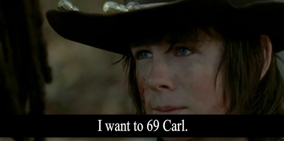 TWDConfessions_'s tweet photo. I post this hoping that a teen sent this in, and not a 40 year old.

#CarlGrimes #NSFW http://t.co/xtjAON2bIs