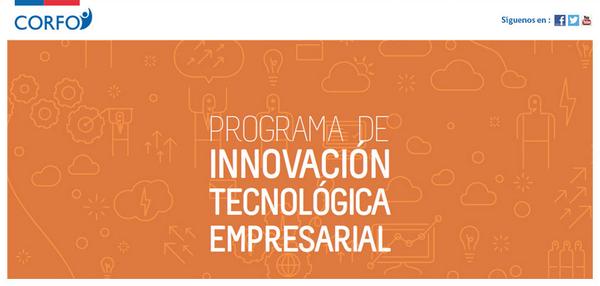 Corfo's tweet photo. Nuevo programa de #Corfo fomenta la innovación en empresas de todo Chile. Conócelo en http://t.co/pcjtEmea3x http://t.co/HOpZDihXUt