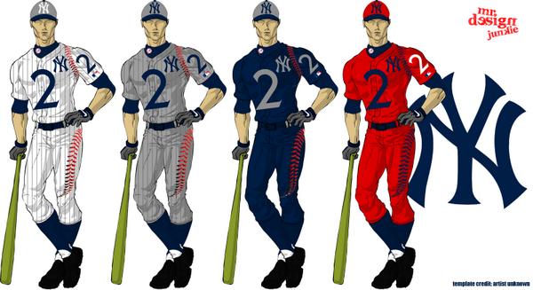 Dettrick Maddox on X: @Yankees NY Yankees concept uni #yankees #ny  #newyork #espn #mlb #DerekJeter #baseball #mrdesignjunkie   / X