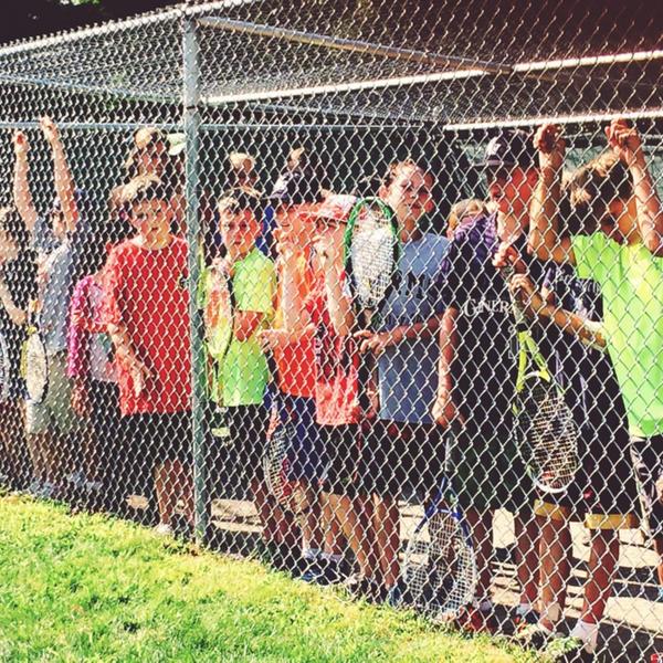 Thanks to the Wenham Tea House for a great game of tenniball today! Ended in a 6-6 tie.