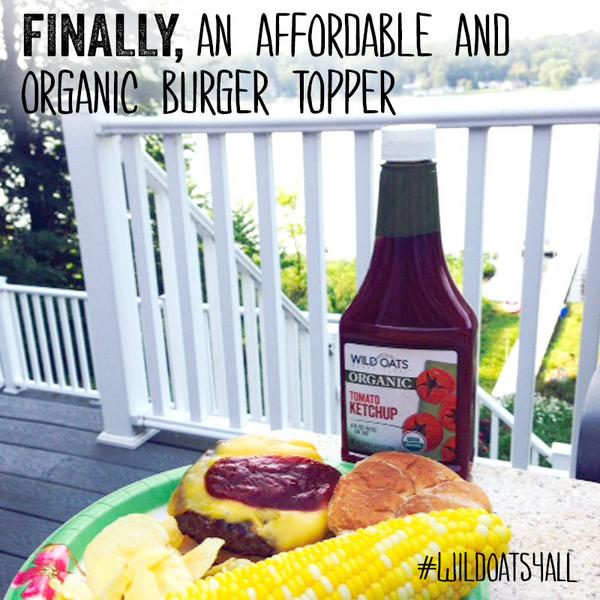 wildoats's tweet photo. Stop by @freshandeasy to pick up Wild Oats organic ketchup to top off your burger tonight! #WildOats4all http://t.co/6IqjPDE36P