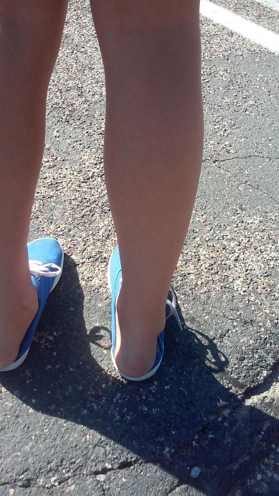 AmandaMerkel's tweet image. The fact i still wear my shoes like this at my age