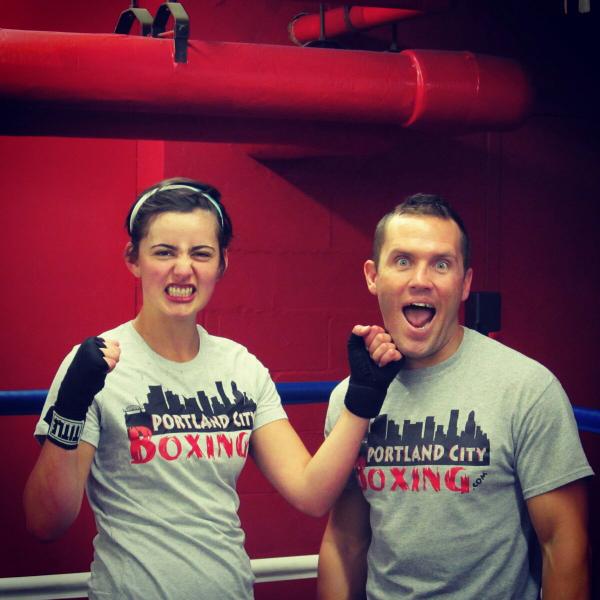 PDXBoxing's tweet image. Trained with Jacqueline Toboni from "Grimm" over the weekend. She kicked ass!!!