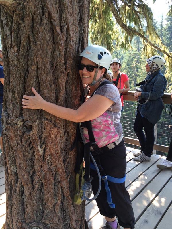 dcapaccioli's tweet image. This is me before zip lining. But I do like Trees!! @dcapaccioli Ziptrek
