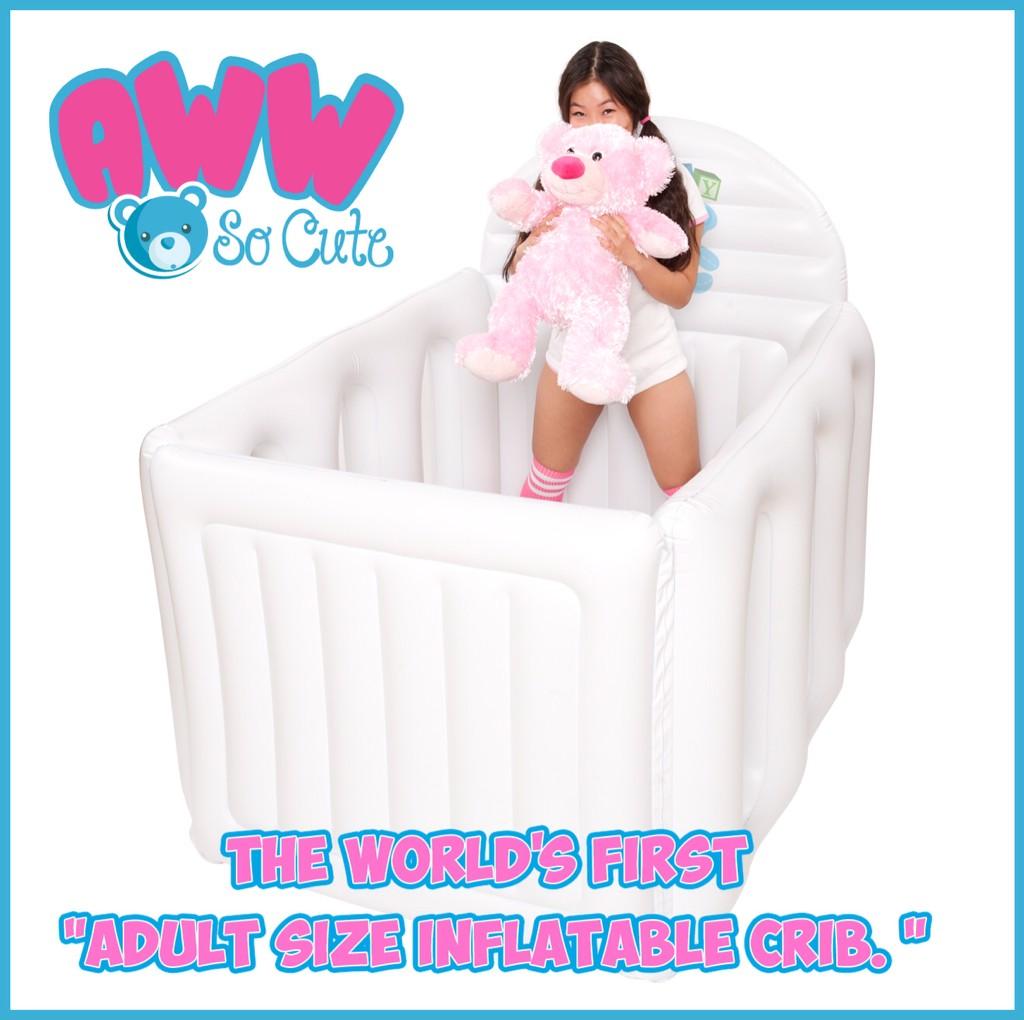 inflatable baby crib