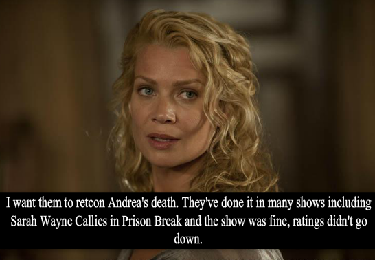 TWDConfessions_'s tweet photo. YES! I agree. Glen Mazzara and Kirkman SERIOUSLY screwed up the upcoming storyline.

#AndreaHarrison #TWDConfession http://t.co/sDKt8AK9On