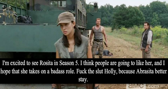 TWDConfessions_'s tweet photo. Marry me. 

#RositaEspinosa #Abrasita #TWDConfession http://t.co/XT7fcl1Bmr