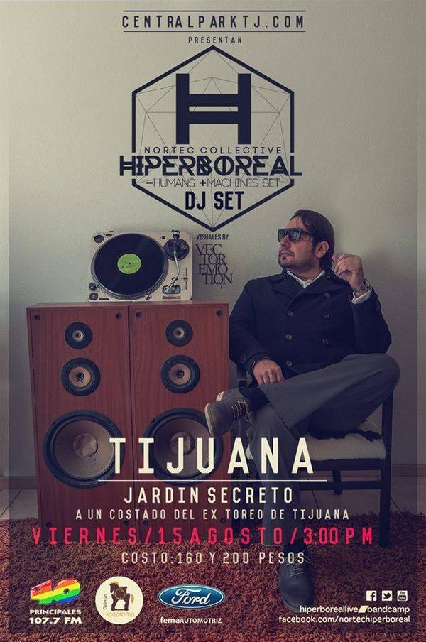 nortec_hb's tweet photo. El pròximo 15 de agosto tocarè un DJ SET de canciones de Nortec Collective: Hiperboreal, el cupo es muy limitado. PG http://t.co/h1NwUnTsOJ